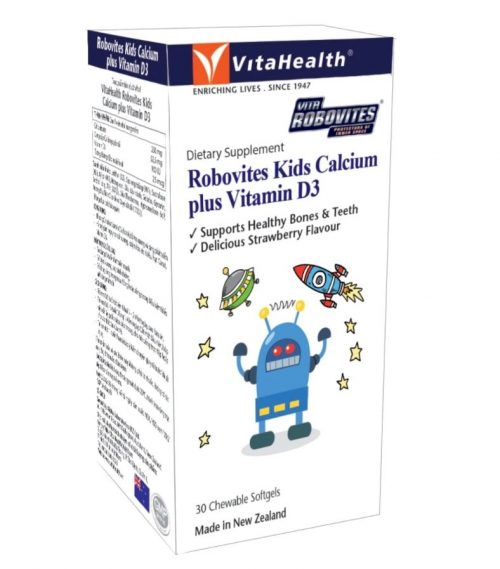 Robovites Kids Calcium Plus Vitamin D3 Vitahealth My 2