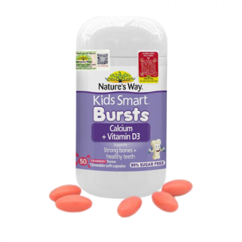 Natures Way Kids Smart Calcium Vitamin D3 Burstlets